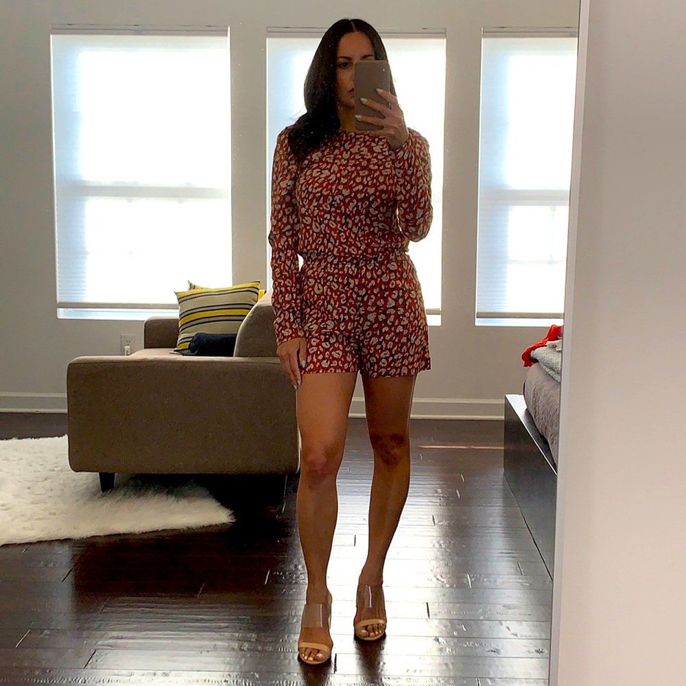 Orange romper
